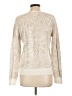 Bass 100% Cotton Paisley Ivory Pullover Sweater Size L - photo 2