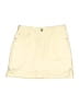 Unbranded Solid Yellow Ivory Casual Skirt Size S - photo 1