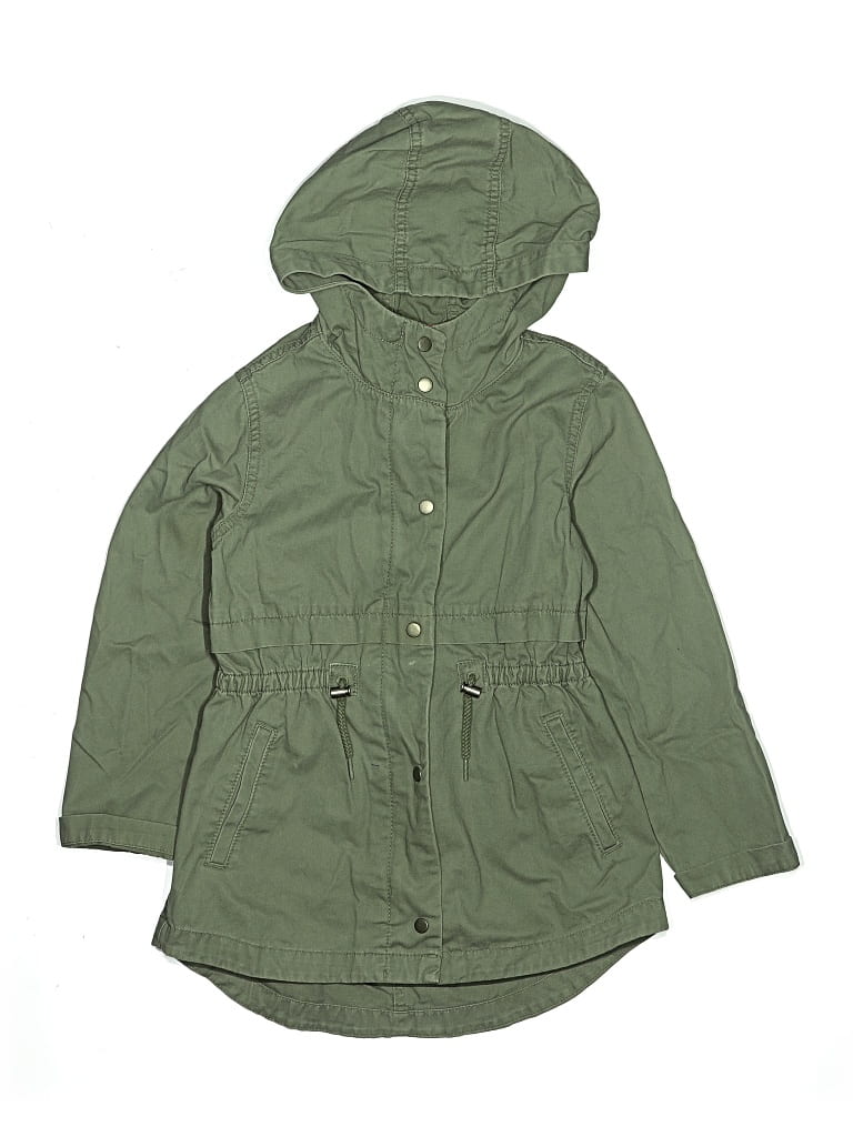 Pre-owned Old Navy Kids' Raincoat In Green