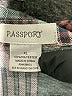 Passport 100% Polyester Plaid Brown Long Sleeve Blouse Size XL - photo 7