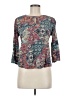 Crosby 100% Rayon Teal 3/4 Sleeve Blouse Size M - photo 1