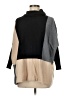 Aaeda Color Block Black Poncho Size M - photo 1