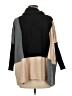 Aaeda Color Block Black Poncho Size M - photo 2