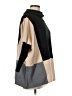 Aaeda Color Block Black Poncho Size M - photo 4