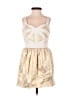 Keepsake Metallic Gold Cocktail Dress Size S - photo 1