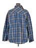 Fantaslook 100% Polyester Plaid Blue Long Sleeve Blouse Size XXL - photo 2