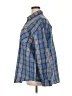 Fantaslook 100% Polyester Plaid Blue Long Sleeve Blouse Size XXL - photo 5