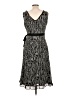 Jonathan Martin 100% Polyester Animal Print Black Cocktail Dress Size 12 - photo 2