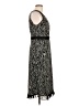 Jonathan Martin 100% Polyester Animal Print Black Cocktail Dress Size 12 - photo 4