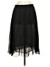 Cato 100% Polyester Solid Black Casual Skirt Size S - photo 2