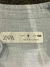 Zara 100% Cotton Blue Long Sleeve Button-Down Shirt Size 9 - photo 3