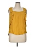 Ember 100% Rayon Yellow Sleeveless Top Size XL - photo 1