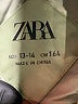 Zara 100% Polyester Solid Green Jacket Size 13 - photo 3