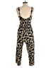 Wild Fable Animal Print Gold Yellow Jumpsuit Size XS - photo 2