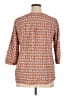 Stylus Orange 3/4 Sleeve Blouse Size XL - photo 2