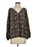 Ulla Johnson 100% Silk Black 3/4 Sleeve Silk Top Size 4 - photo 1