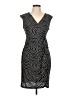 En Focus Studio Graphic Black Cocktail Dress Size 10 (petite) - photo 1