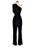 Intermix 100% Viscose Solid Black Jumpsuit Size 6 - photo 1
