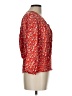 Veronica Beard Red 3/4 Sleeve Blouse Size 10 - photo 4