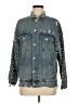 Sunset & Spring 100% Cotton Stars Blue Denim Jacket Size XS - photo 1