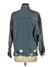 Sunset & Spring 100% Cotton Stars Blue Denim Jacket Size XS - photo 2