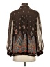 Jaclyn Smith 100% Polyester Brown Long Sleeve Blouse Size S - photo 2