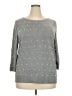 Talbots Polka Dots Gray Pullover Sweater Size 2X - photo 1