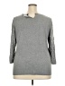 Talbots Polka Dots Gray Pullover Sweater Size 2X - photo 2