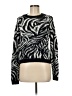 Allison Joy Animal Print Black Pullover Sweater Size M - photo 1
