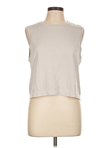 En Creme Sleeveless T-Shirt (view 1)