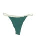 Zaful Color Block Green Swimsuit Bottoms Size S - photo 2