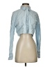 Zara Blue Long Sleeve Blouse Size S - photo 1