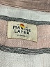 Marine Layer Stripes Silver Red Short Sleeve Blouse Size XS - photo 6