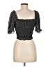 Cotton Candy LA 100% Polyester Black Short Sleeve Top Size M - photo 2