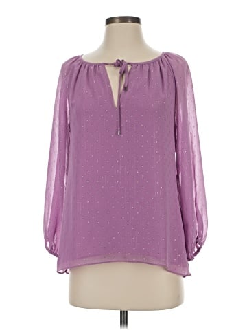 White House Black Market 3/4 Sleeve Blouse (view 1)