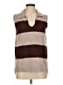 Hem & Thread Brown Sweater Vest Size M - photo 1