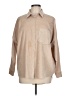 Zara Basic Tan Long Sleeve Button-Down Shirt Size L - photo 1