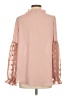 Shein Pink Long Sleeve Blouse Size 4 - photo 2