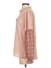 Shein Pink Long Sleeve Blouse Size 4 - photo 5