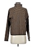 Line & Dot Houndstooth Brown Pullover Sweater Size S - photo 1
