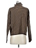 Line & Dot Houndstooth Brown Pullover Sweater Size S - photo 2