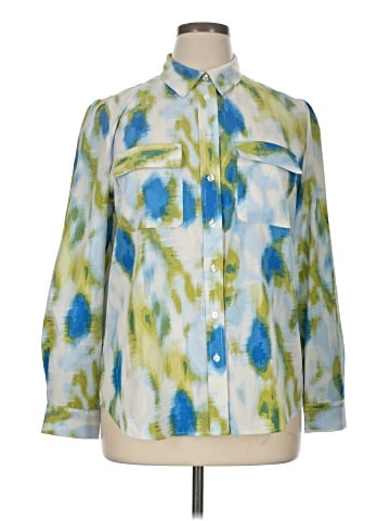 Bar III 3/4 Sleeve Blouse (view 1)