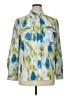 Bar III 100% Polyester Ombre Blue 3/4 Sleeve Blouse Size XL - photo 1