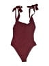 Shein Burgundy Bodysuit Size 2 - photo 1