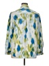 Bar III 100% Polyester Ombre Blue 3/4 Sleeve Blouse Size XL - photo 2