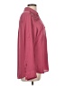 Express 100% Polyester Burgundy Pink Long Sleeve Blouse Size L - photo 4