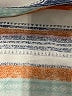 Unbranded Stripes Orange 3/4 Sleeve Blouse Size L - photo 7