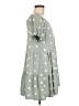 Blu Pepper Polka Dots Gray Casual Dress Size M - photo 4