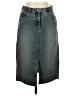 BCBG 100% Cotton Blue Denim Skirt Size 2 - photo 1