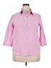 Unbranded 100% Polyester Pink 3/4 Sleeve Blouse Size XXL - photo 1